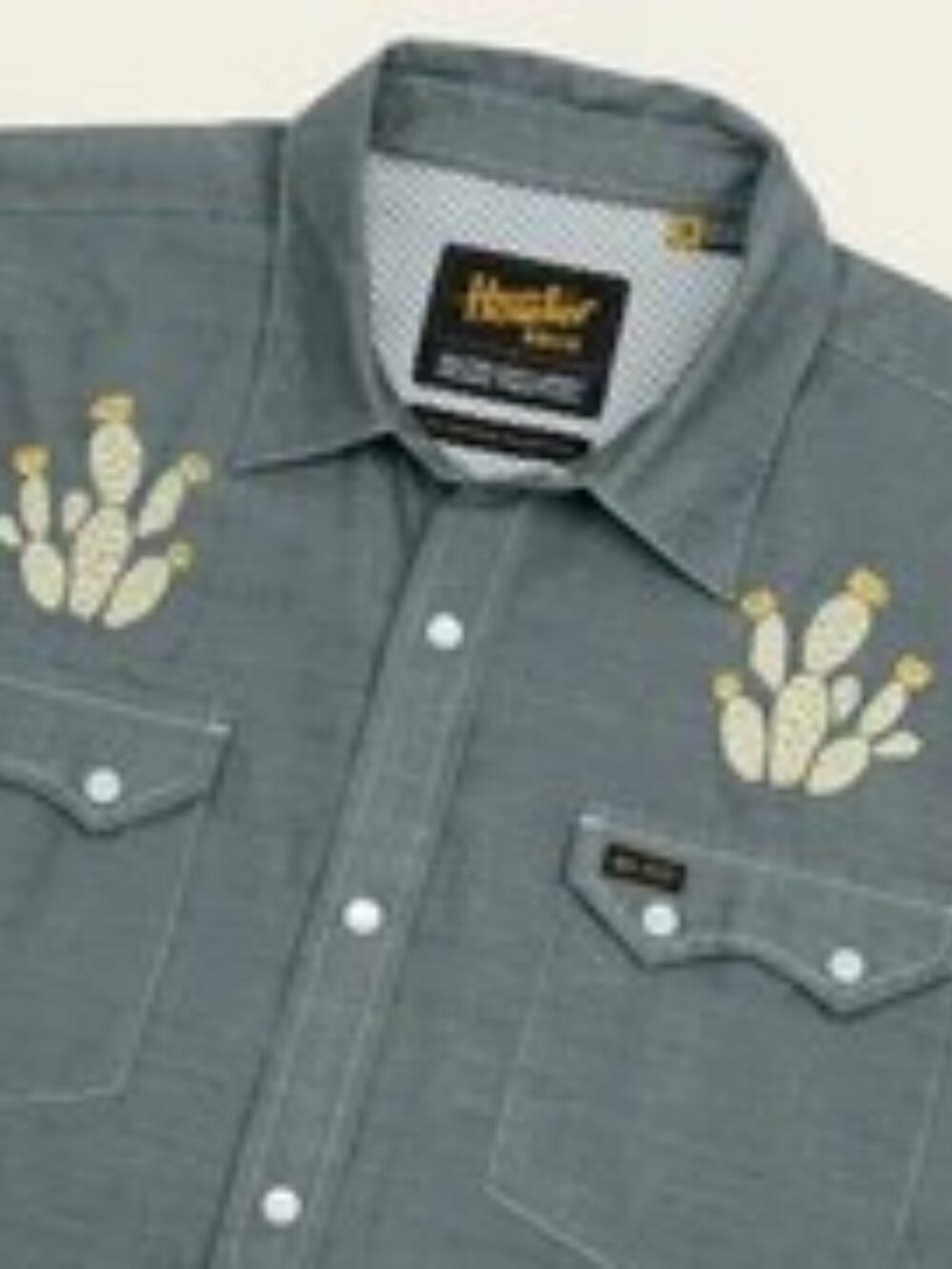 Howler Bros Crosscut Snapshirt - Prickly Pear & Yellow Rose (M)